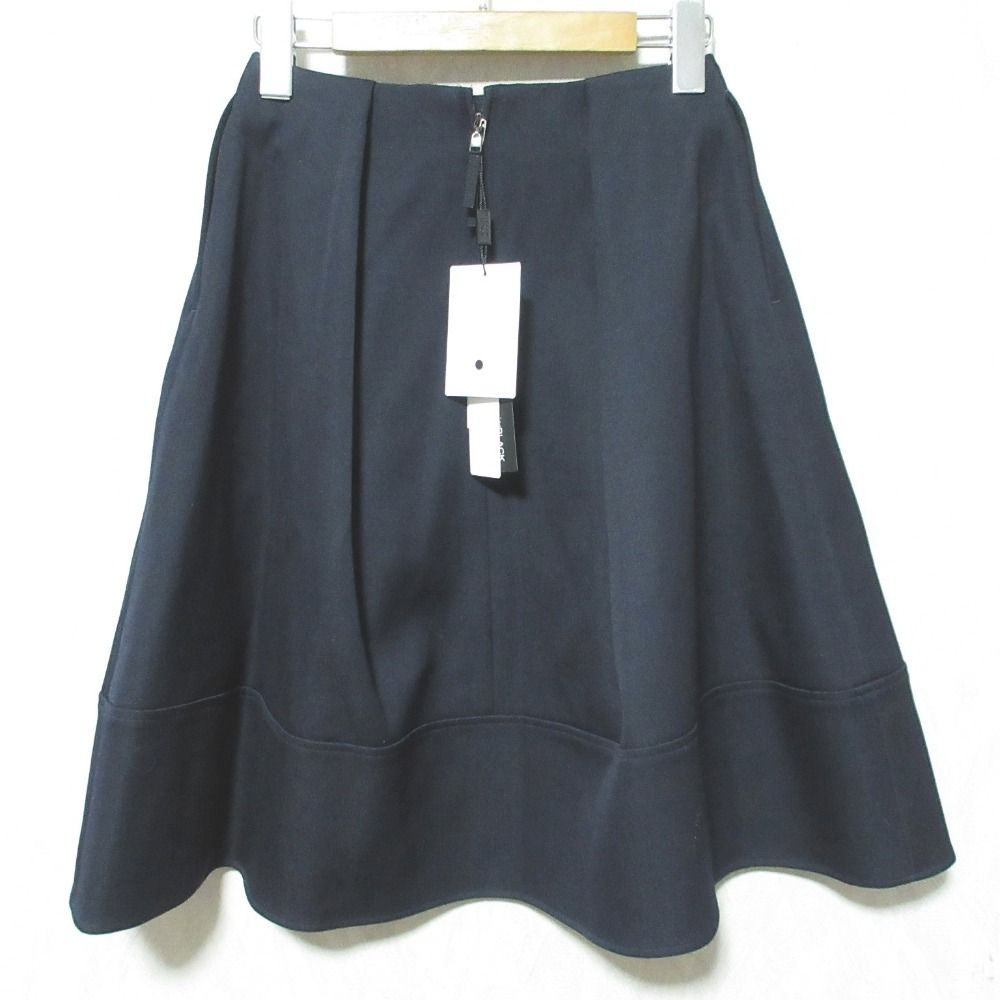 未使用 M-premier Black エムプルミエ ブラック フレアスカート