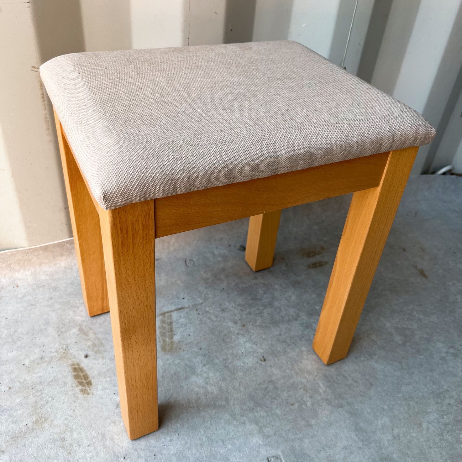 取付無料！高野木工 レッチェ80 北欧風ホワイトオークドレッサー 椅子