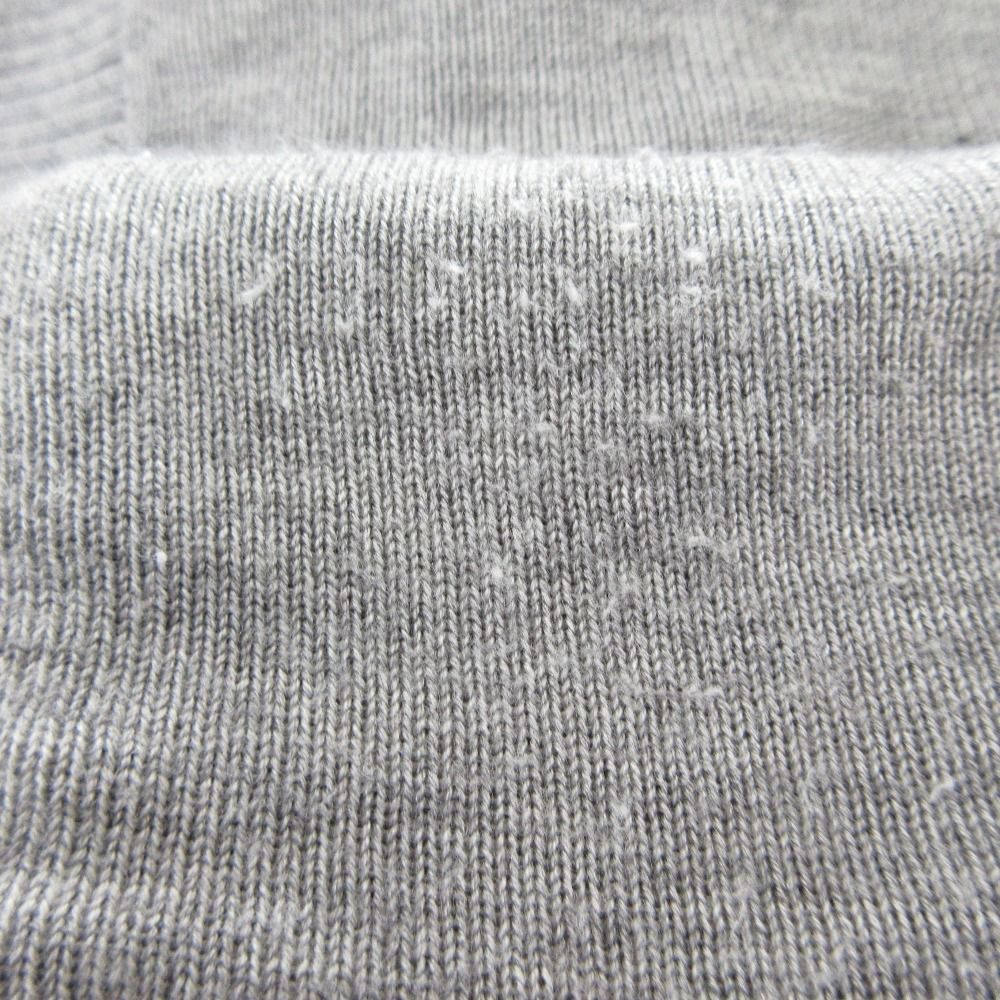 良品 Rene ルネ パール レースカラー ノースリーブ ひざ丈 ニット