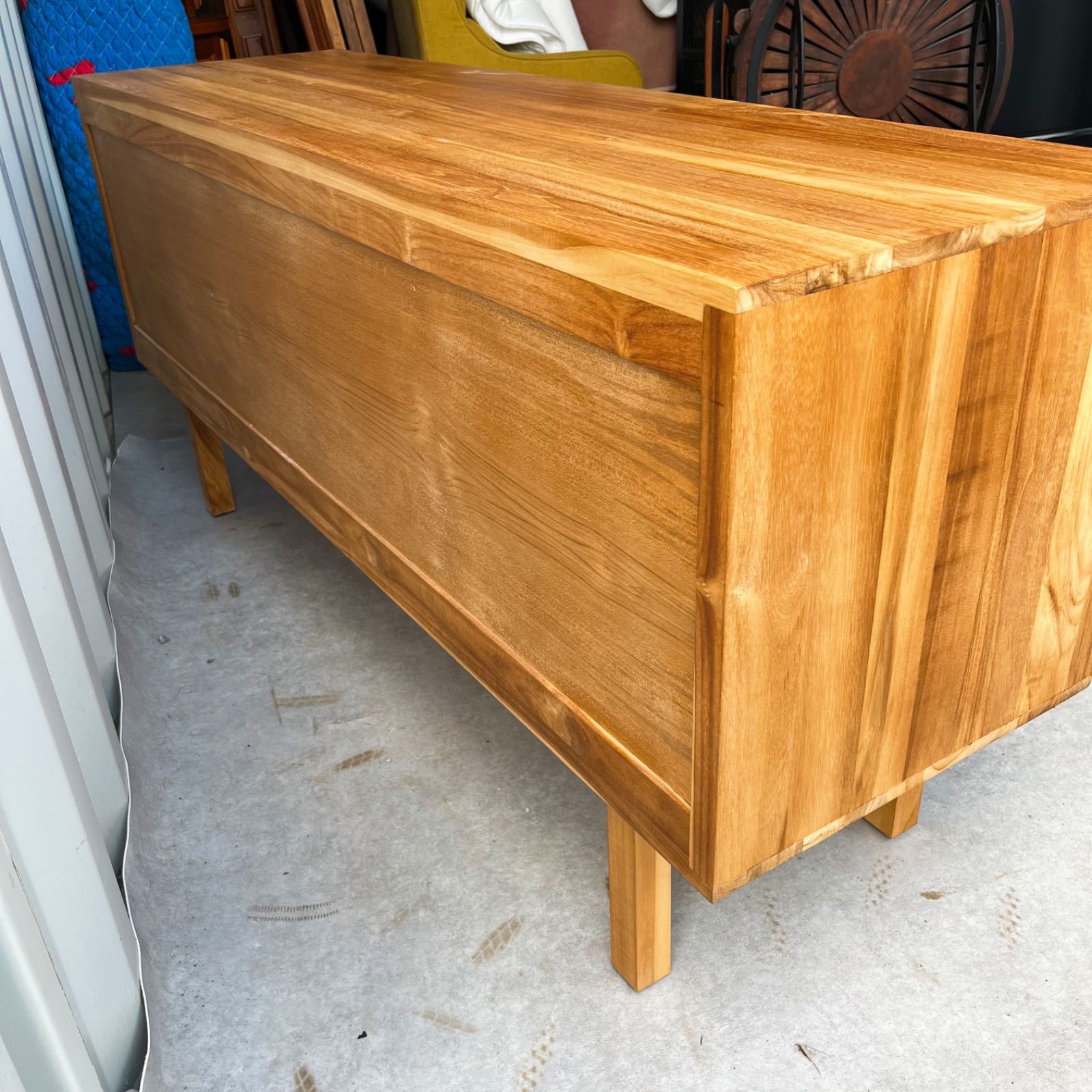 取付無料！関家具 アンドクラフト タスカー チーク材 W150テレビボード