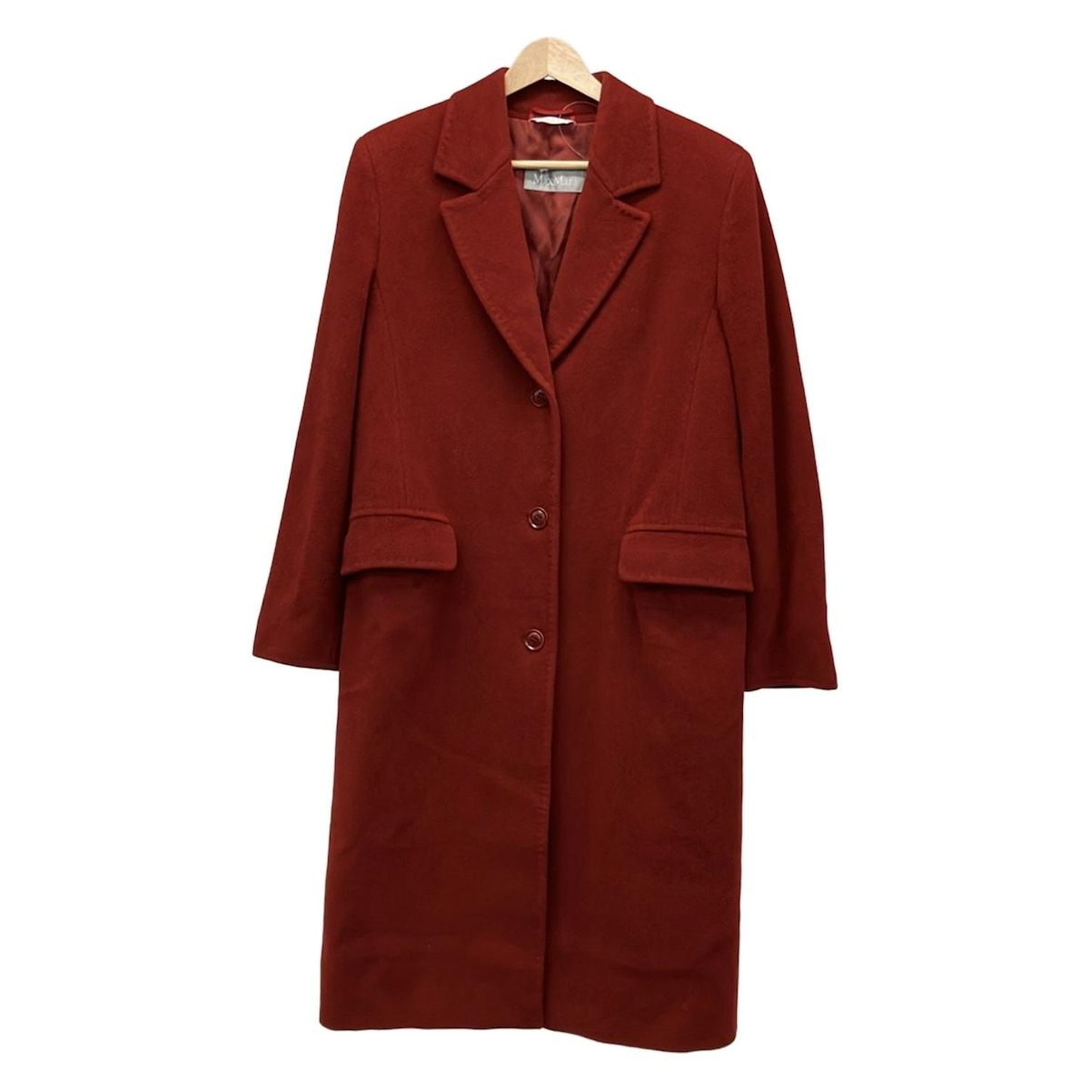 【ichi】 マックスマーラ　ロングコート 40 Max Mara(マックスマーラ) コート サイズJ I40美品 - アプリコット