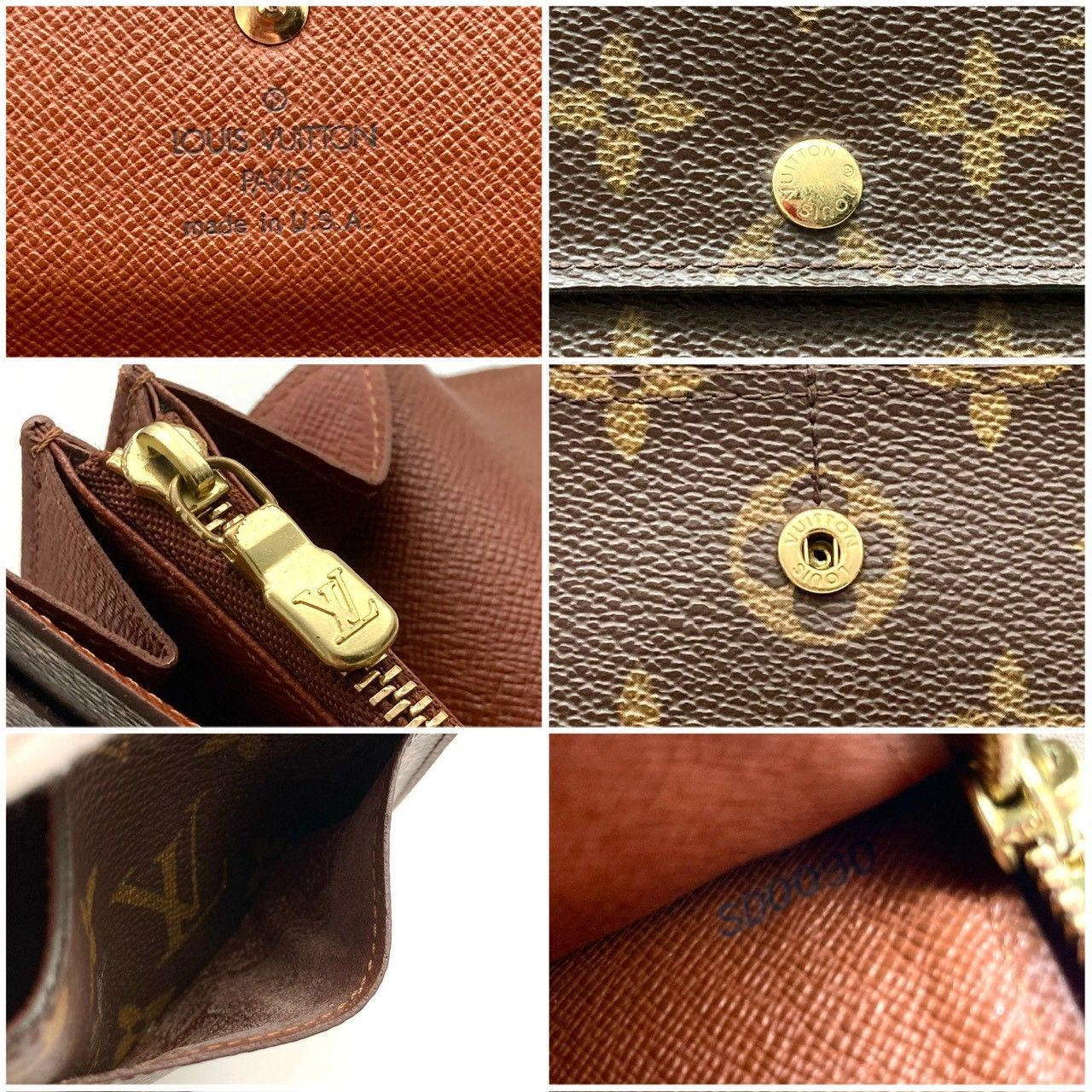 ルイヴィトン ポシェット ポルト モネ クレディ 二つ折り長財布 80122