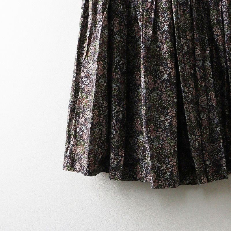 YAECAリバティプリント　ギャザーキュロットパンツ ヤエカライト YAECA WRITE リバティ Orchard オーチャード 総柄