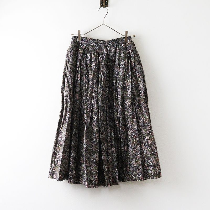 YAECA リバティプリント タックキュロットパンツ ヤエカライト YAECA WRITE リバティ Orchard オーチャード 総柄