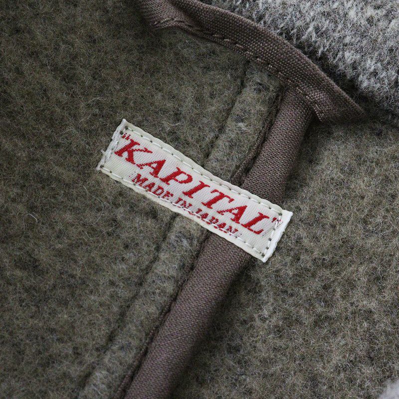 美品 キャピタル KAPITAL EK-126 チロルウール ノマドジャケット 0（XS