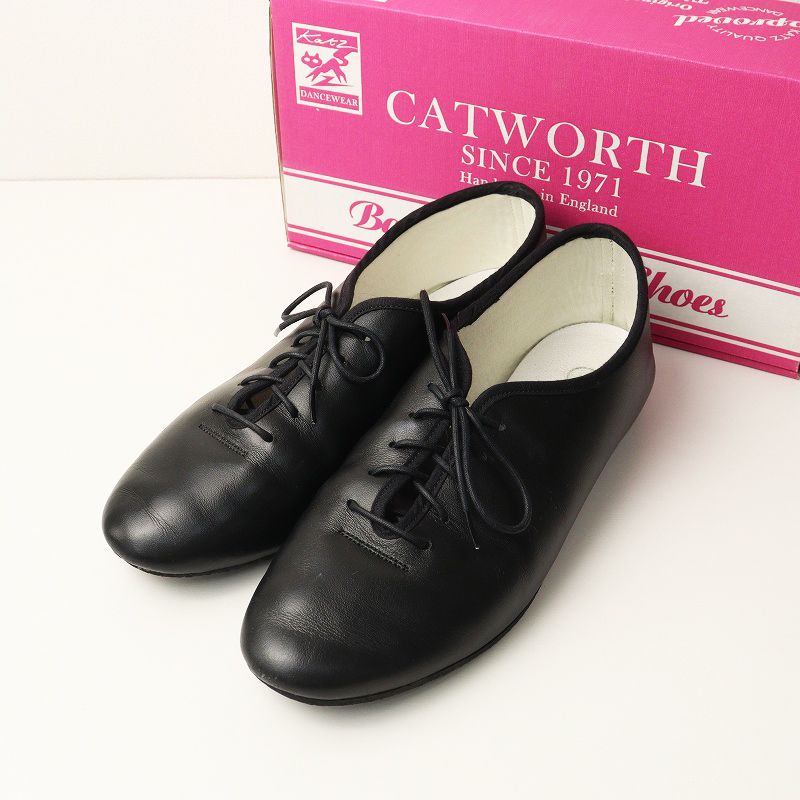 【超美品】CATWORTH キャットワース 23cm ストラップ パンプス 黒 imgrc0084156193.jpg