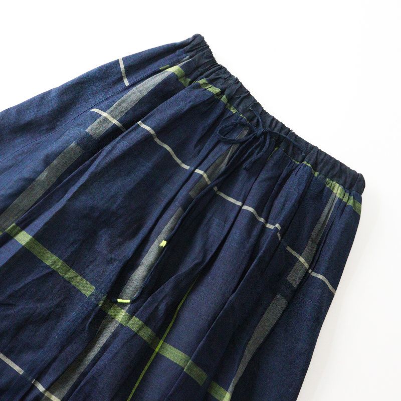 パラスパレス Pal'las Palace チェック柄 ロング フレア スカート 0