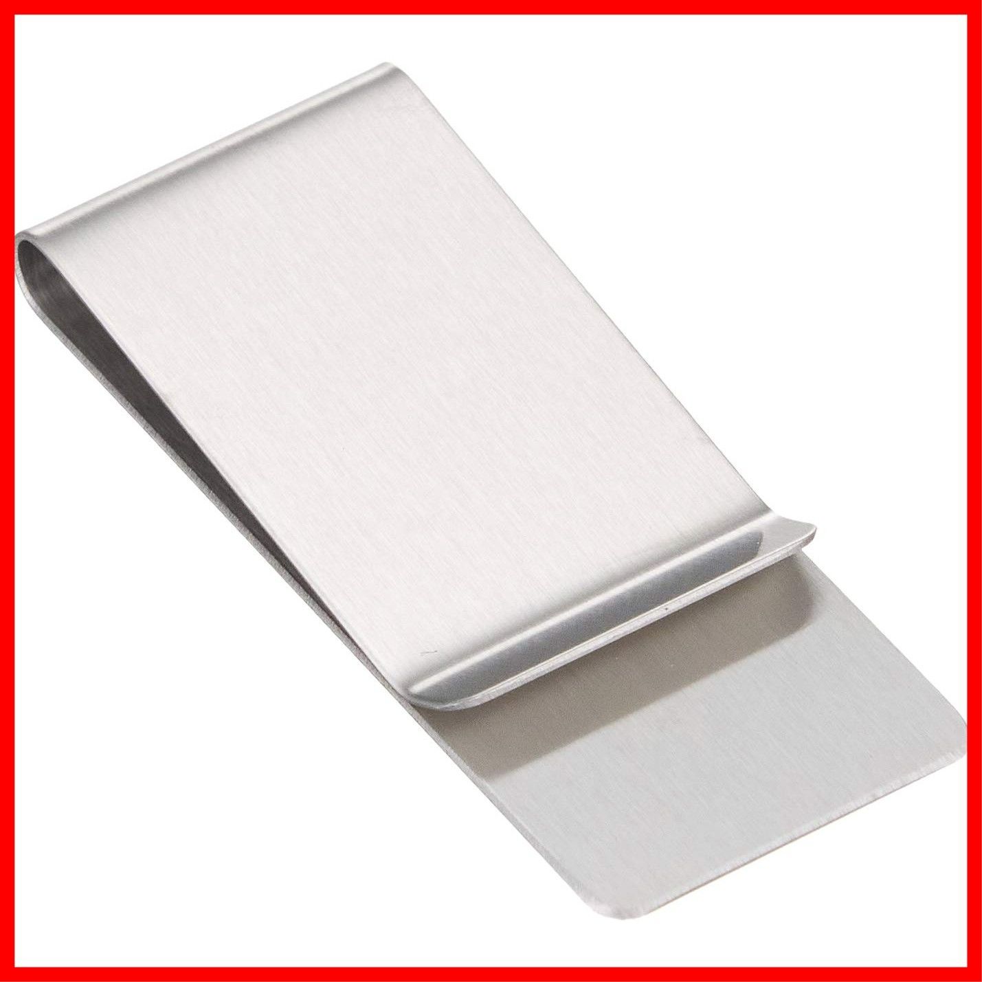 マネークリップ シルバー サイズ：約W5.5 ステンレス D2.3 高桑金属