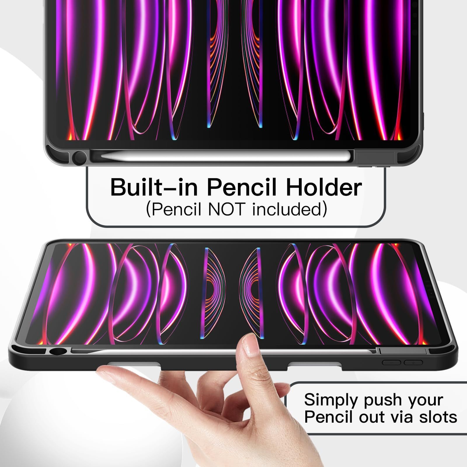 数量限定】Pro 11インチ ケース(2022/2021/2020モデル) Pencilホルダー