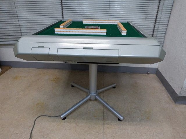 ●○●【発送可】中古全自動麻雀卓 AMOS SUPER GABIN『アモス スーパー ギャバン』 50hzブルーパール●○● ○○○【発送可】中古全自動麻雀卓 AMOS SUPER GABIN『アモス スーパー