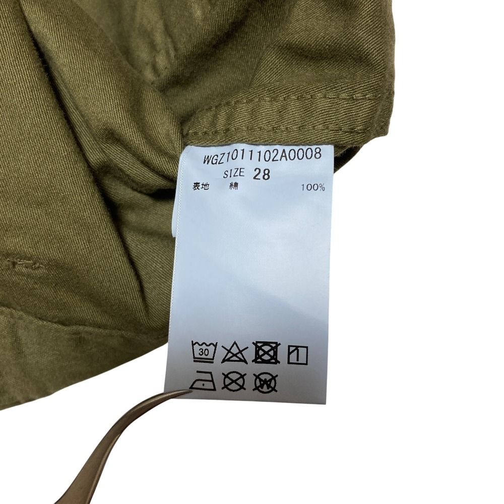 未使用 Whim Gazette ウィムガゼット ベイカーパンツ サイズ28 カーキ