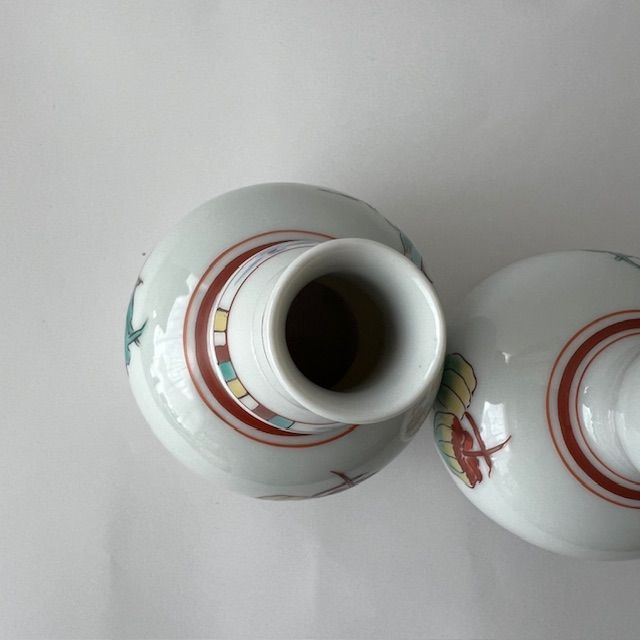 九谷工芸 上品で華やかな徳利セット彩華