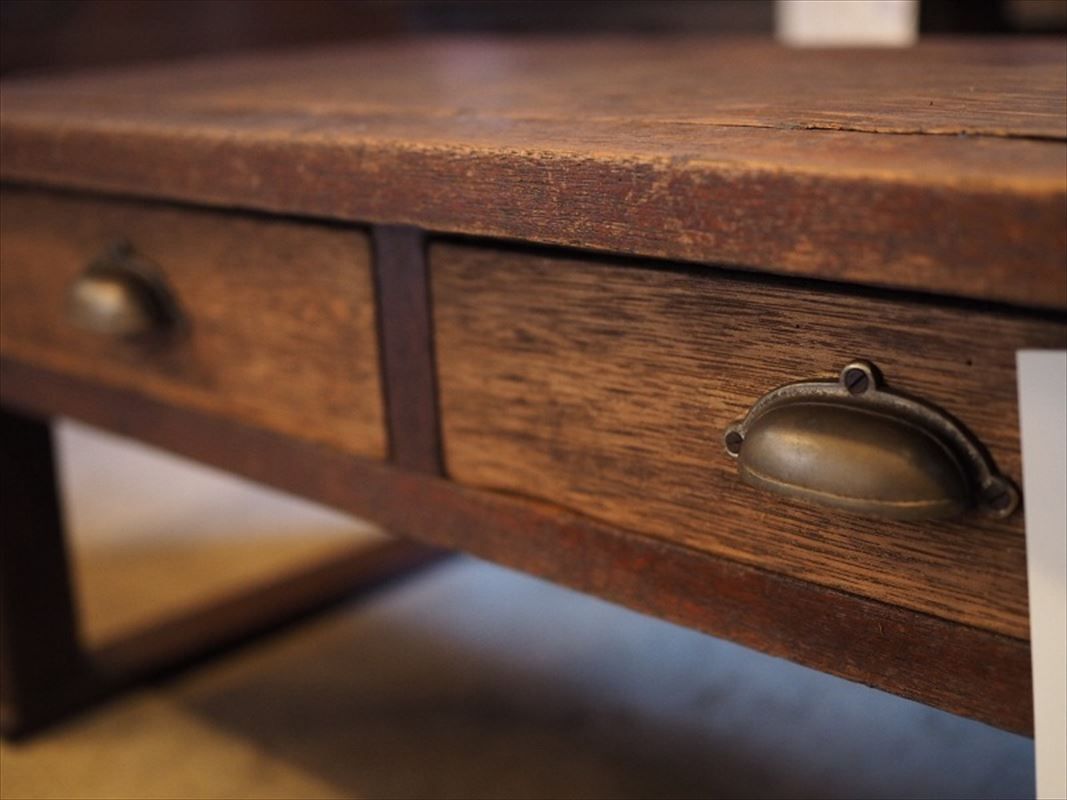 昭和　家具　レトロ　机 昭和レトロ文机 昭和前期 古録展 送料無料 中古 品番F4544 - メルカリ