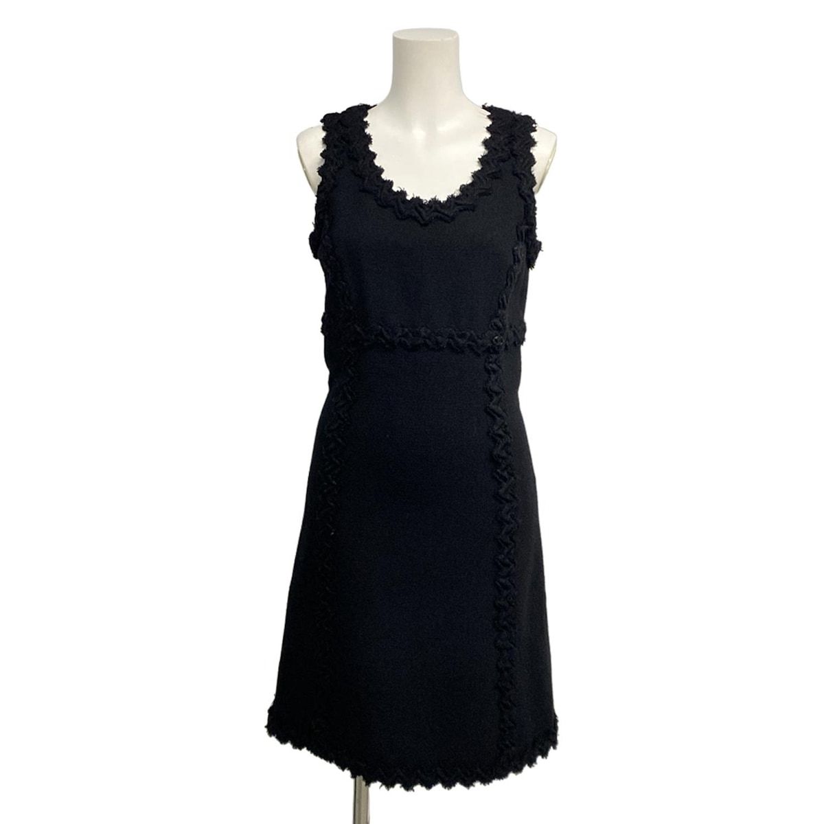 CHANEL(シャネル) ワンピース サイズ34 S レディース美品 P31338 黒