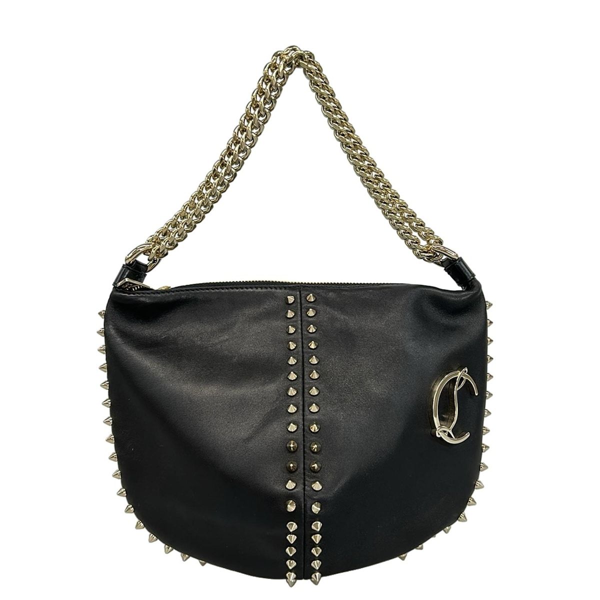 CHRISTIAN LOUBOUTIN(クリスチャンルブタン) ハンドバッグ 黒 チェーン