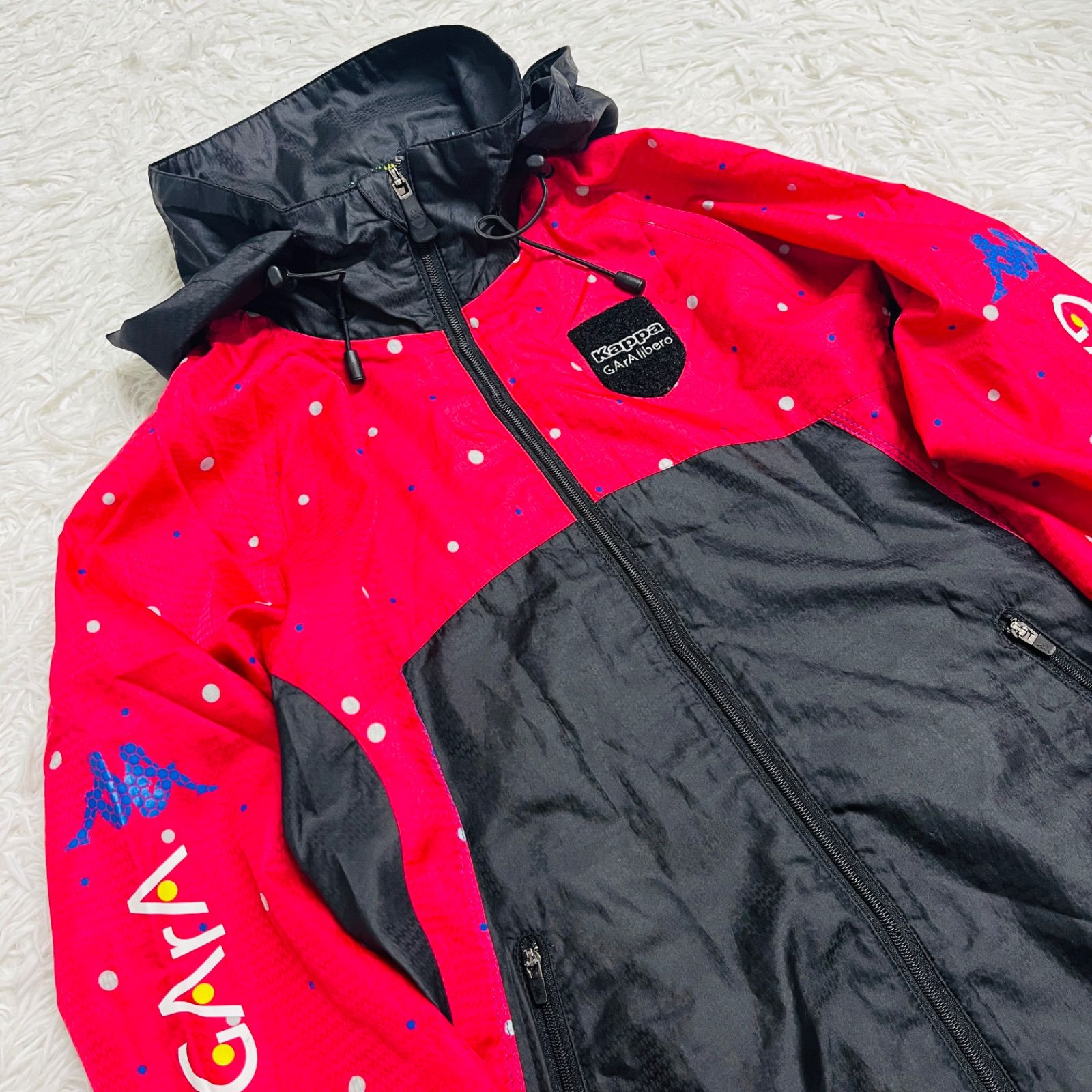 希少デザイン】Kappa カッパ ガラリベロ ウインドブレーカー ナイロン