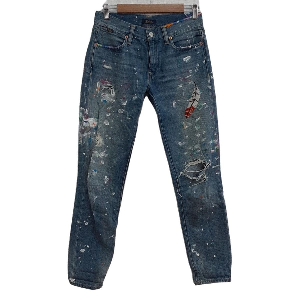 ポロラルフローレン ジーンズ サイズ24 レディース美品 - ライトブルー