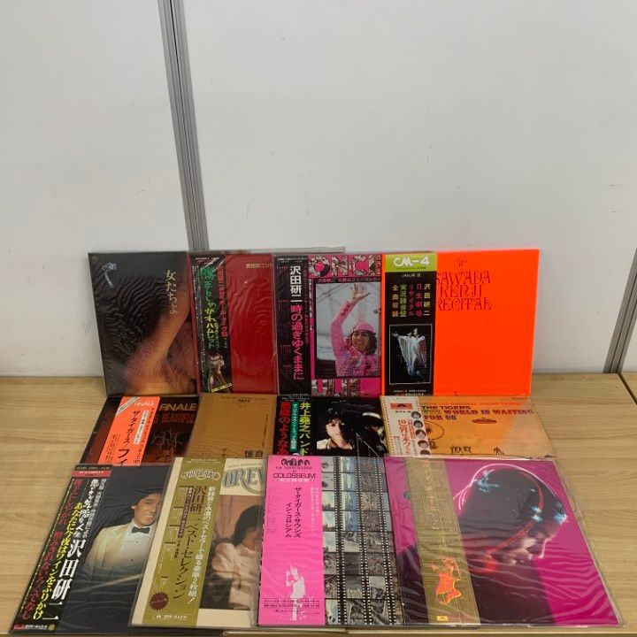沢田研二　アルバム　LP　レコード　7枚 　まとめ売り □01)【1点限り!】沢田研二・ザ・タイガースのLPレコード まとめ売り約