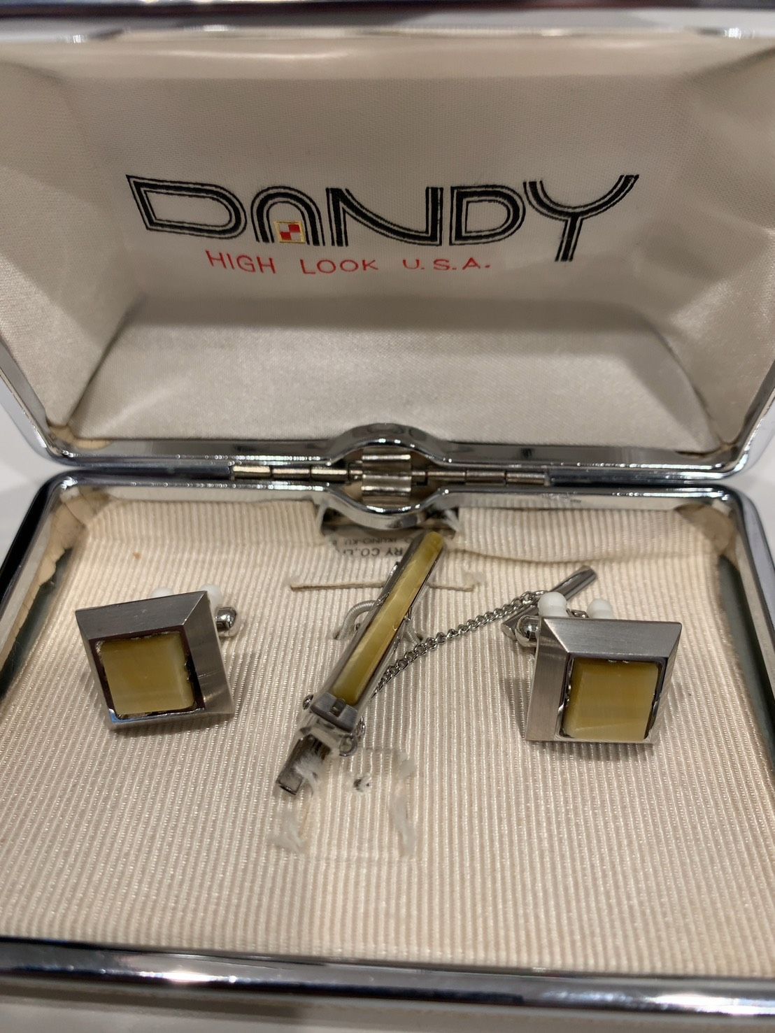 昭和レトロ】DANDY カフス ネクタイピン セット HIGH LOOK USA