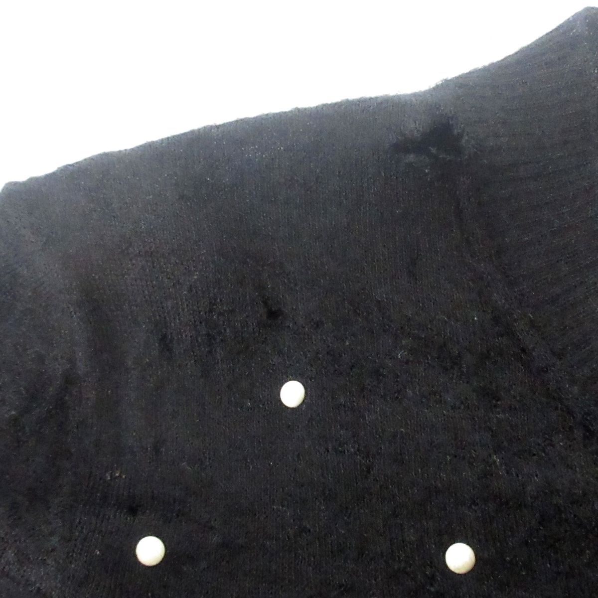 CHANEL(シャネル) 半袖セーター サイズ44 L レディース P50076 黒