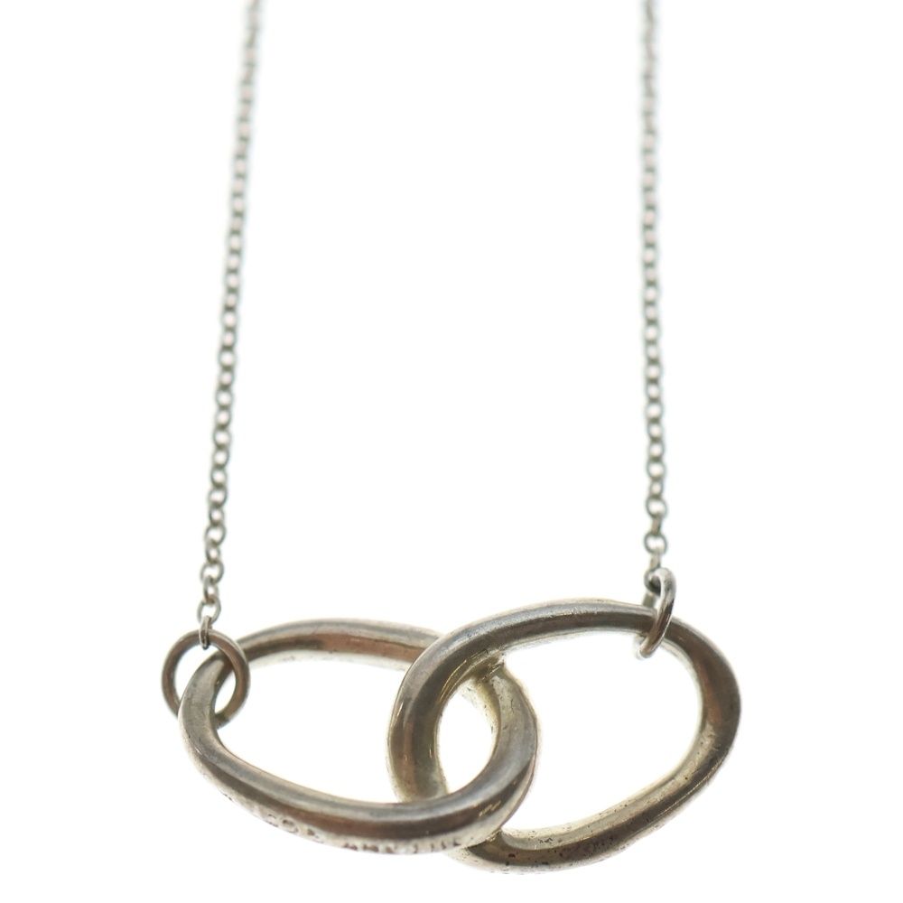 【TIFFANY】ダブルループ シルバーチェーン ネックレス TIFFANY & Co. (ティファニー) ダブルループ チェーン ネックレス