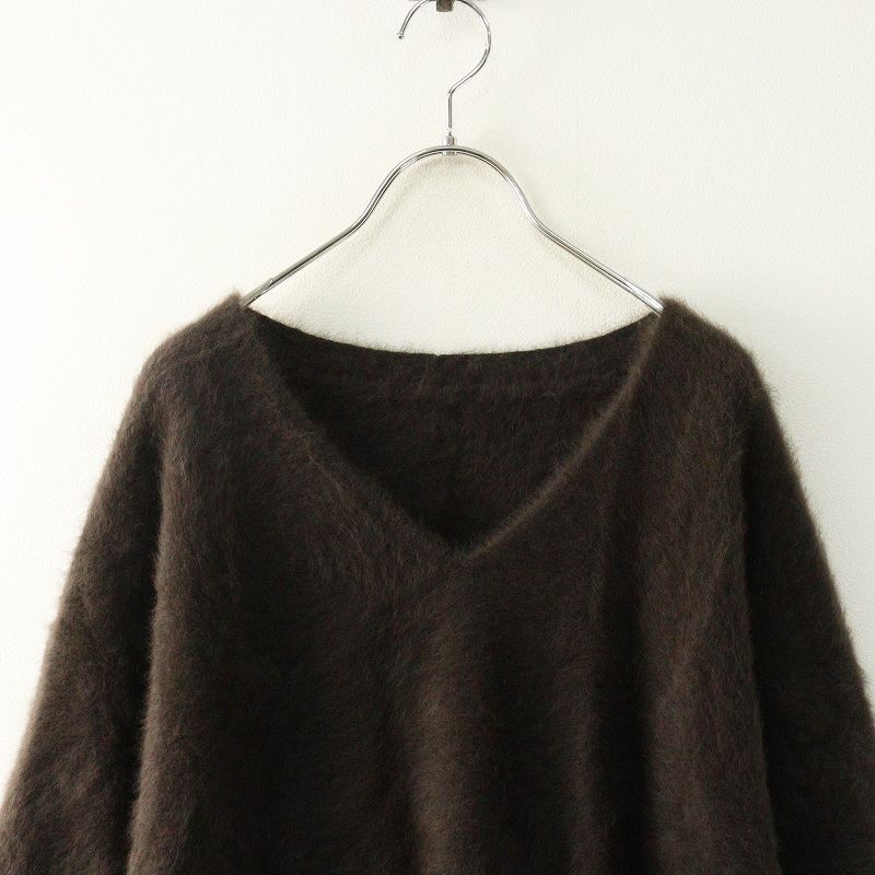 美品 2025AW ラウンジドレス LOUNGEDRESS FURカシミヤVニット プル
