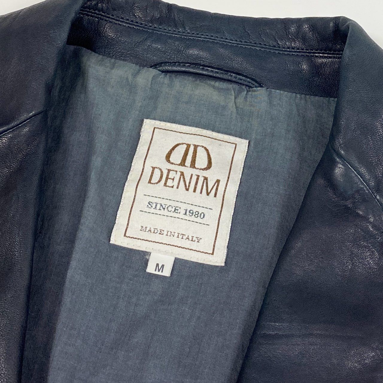 70a15 DENIM TOMORROWLAND デニム トゥモローランド 別注 ラムレザー 
