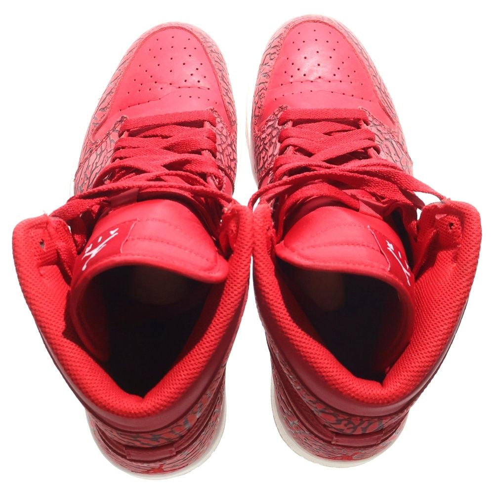 や*ま様 ナイキ エアージョーダン レッド スエード ハイカットシューズ NIKE (ナイキ) AIR JORDAN 1 RETRO HIGH Red Elephant Print Safari