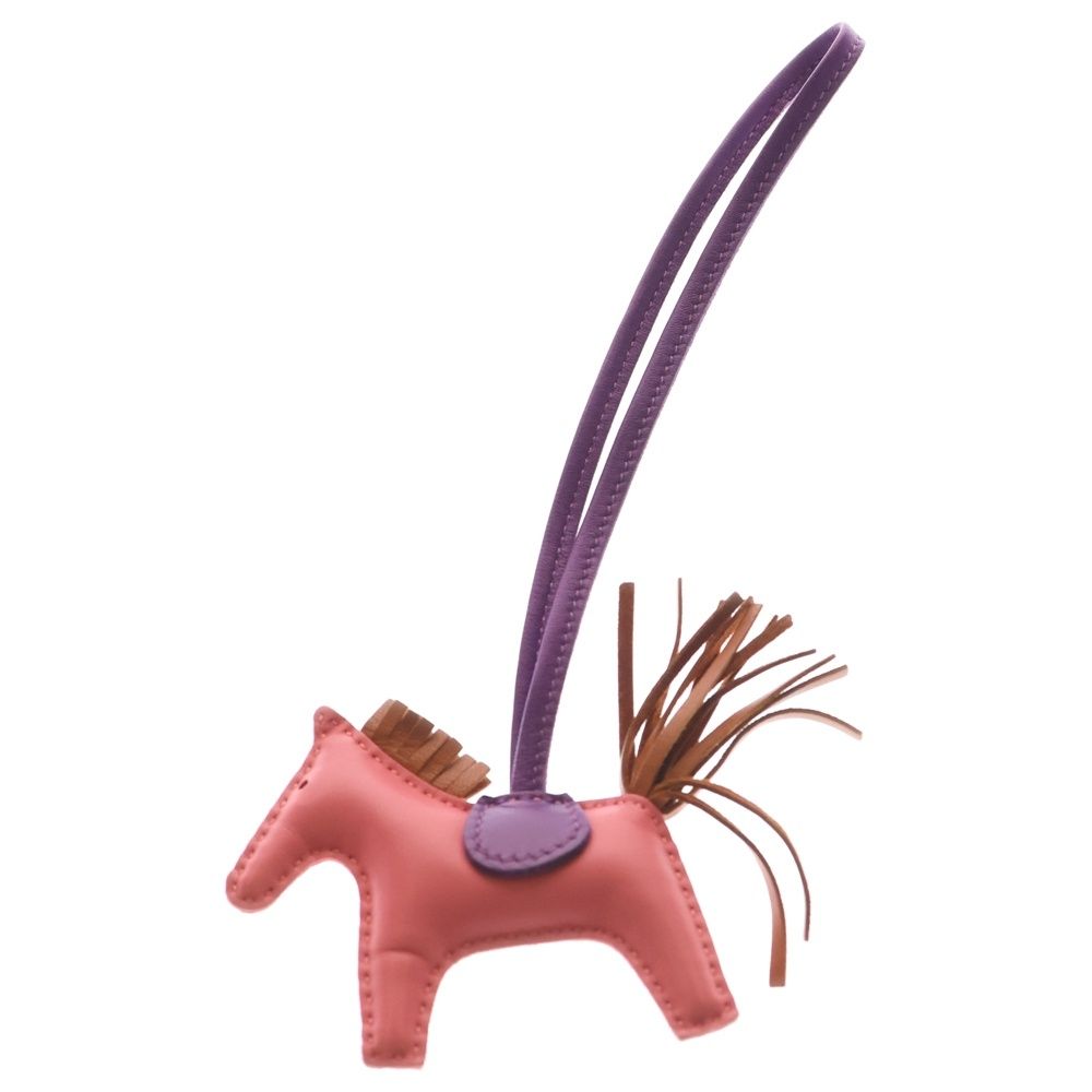 HERMES (エルメス) ロデオチャームPM ローズ アザレ ヴァイオレット