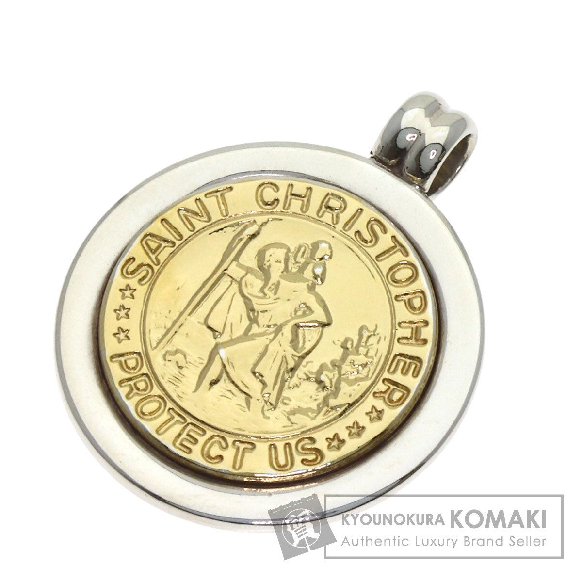 TIFFANY&Co. ティファニー セントクリストファー コイン ペンダント