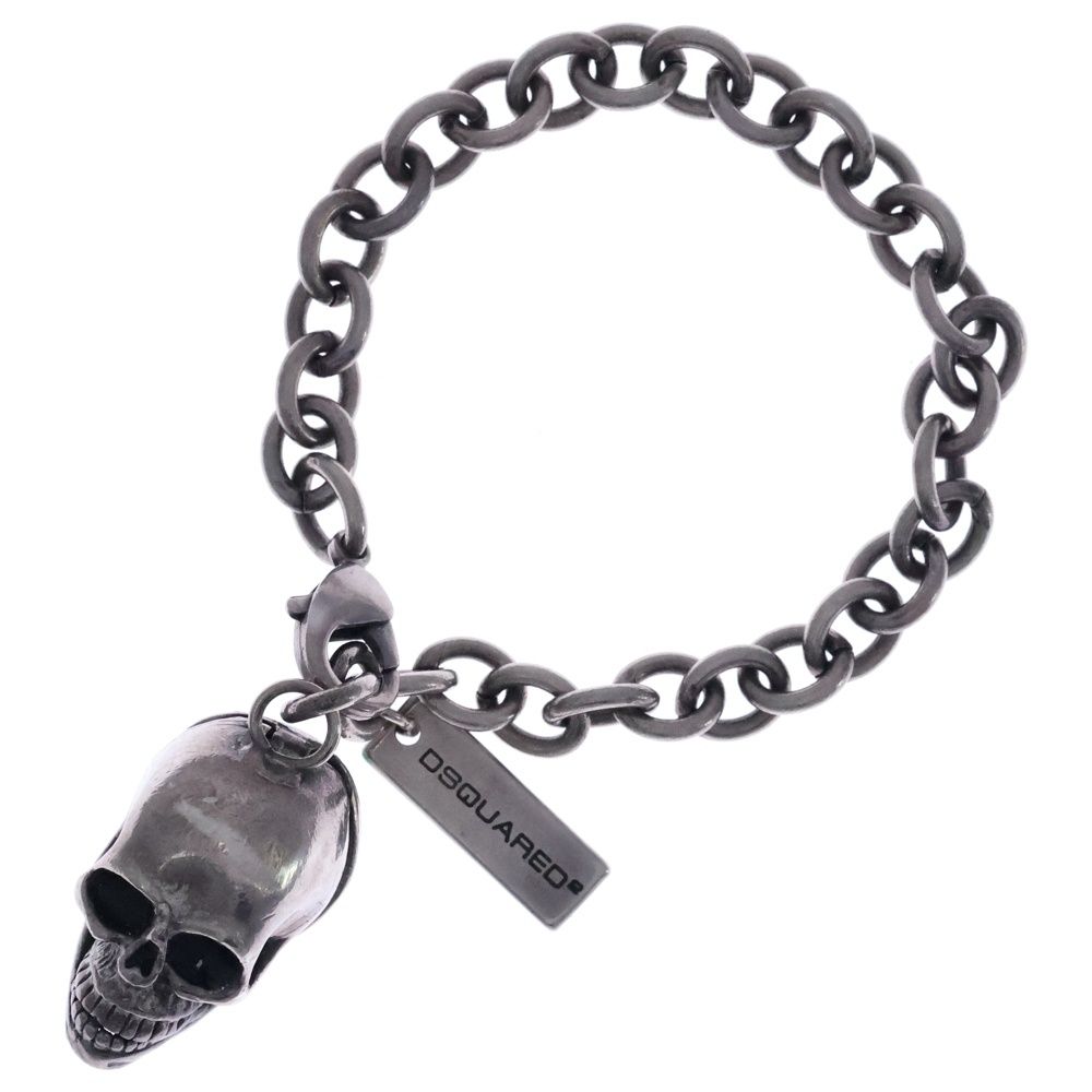 DSQUARED2 (ディースクエアード) ロゴプレート スカルモチーフ