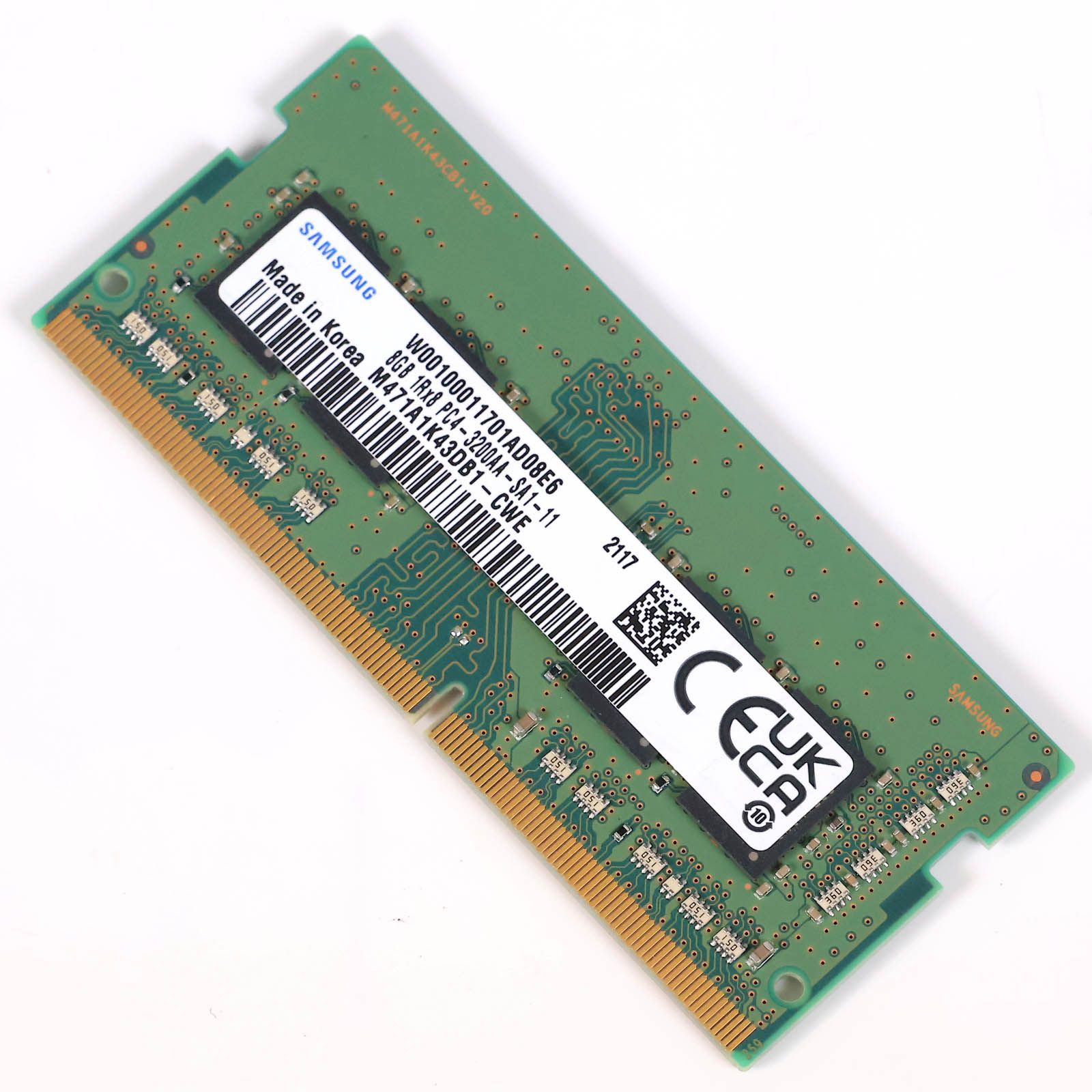 Samsung 8GB DDR4 メモリ M471A1G43EB1-CWE 2枚 中古 DDR4メモリ 8GB x1 M471A1K43DB1-CWE SAMSUNG - メルカリ
