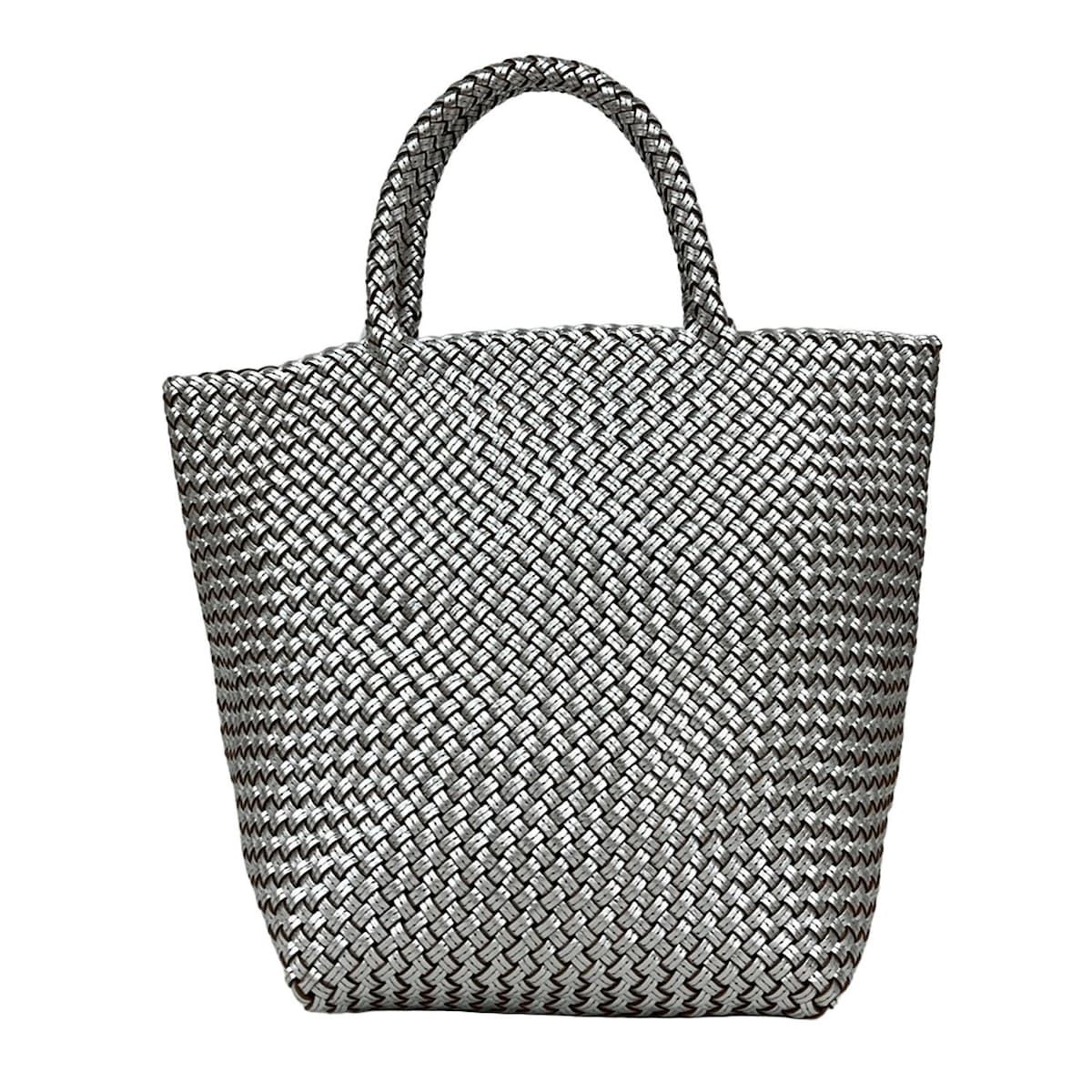 HIROFU(ヒロフ) ハンドバッグ美品 ブレッツァ バッファロー シルバー  