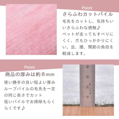  迅速に発送 辻川産業 カーペット 日本製 防ダニ 抗菌防臭 パンジー 江戸間 4.5畳 グレー Tsujikawa タオルセット タオル