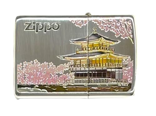 ZIPPO ジッポー 和柄 桜 金閣寺 日本 プレゼント po 820 aee 50