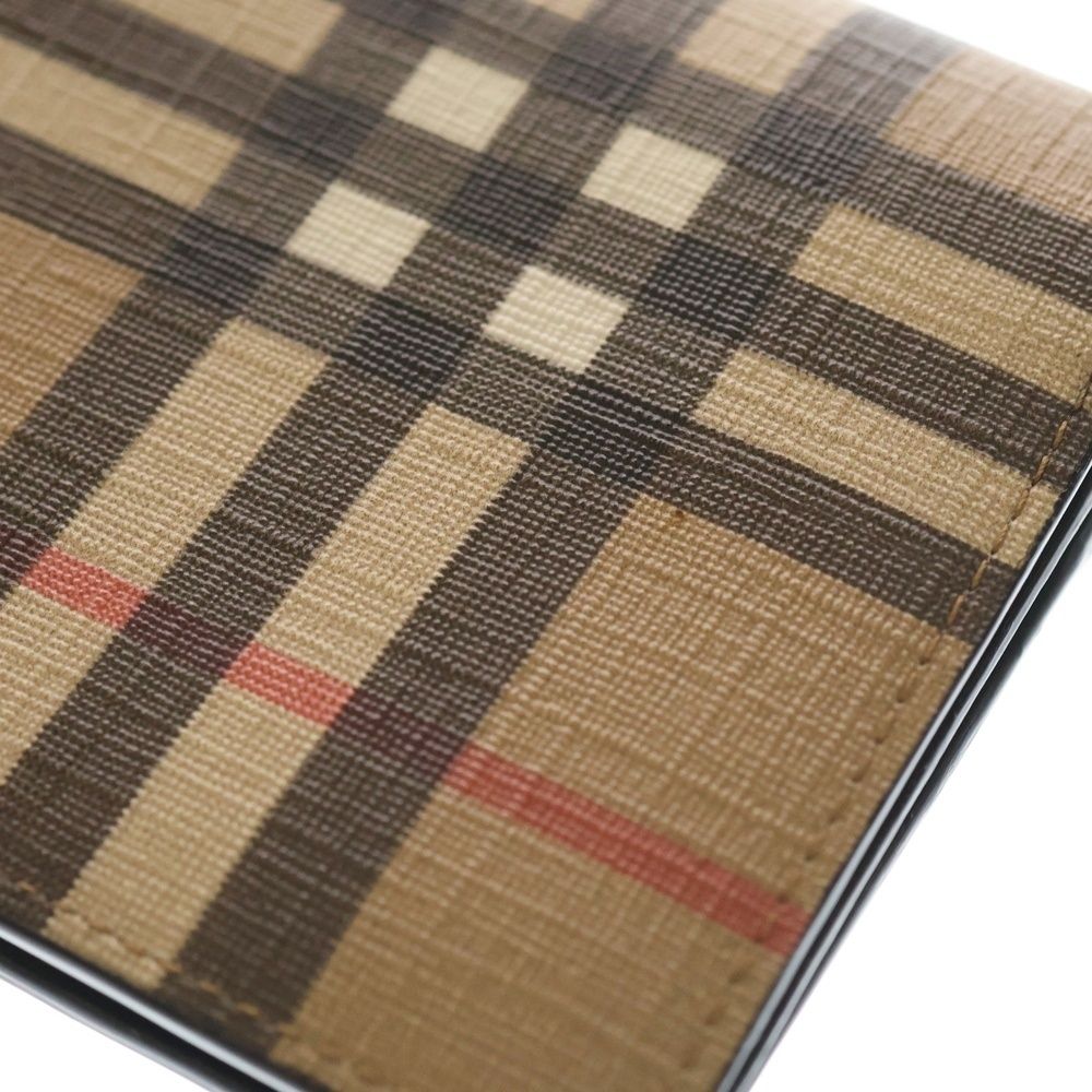【美品】 BURBERRYヴィンテージノバチェック２つ折り長財布 PVC×レザー 楽天市場】【新品未使用品】【財布】BURBERRY バーバリー ノバチェック