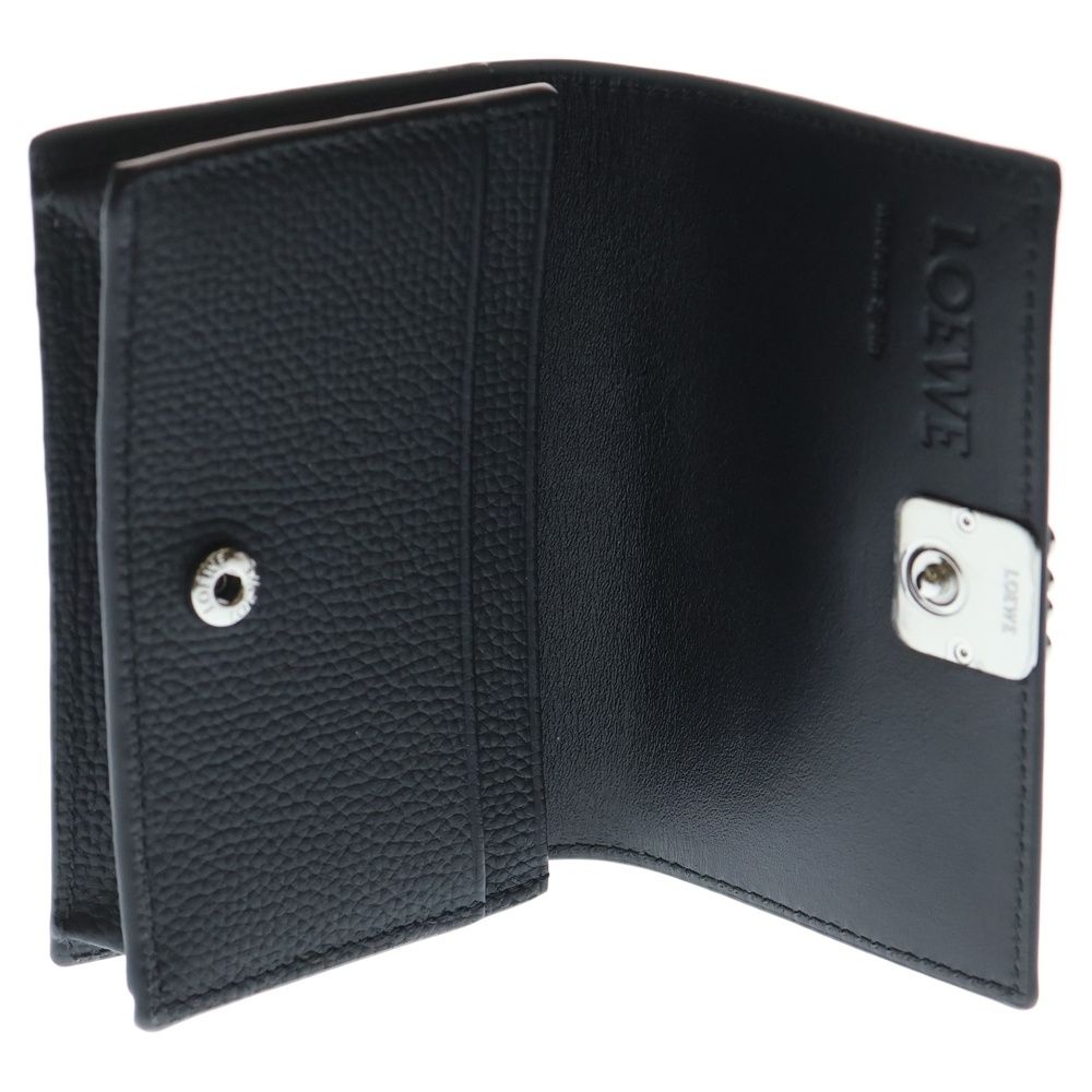 LOEWE (ロエベ) アナグラム カードケース 名刺入れ ブラック レザー