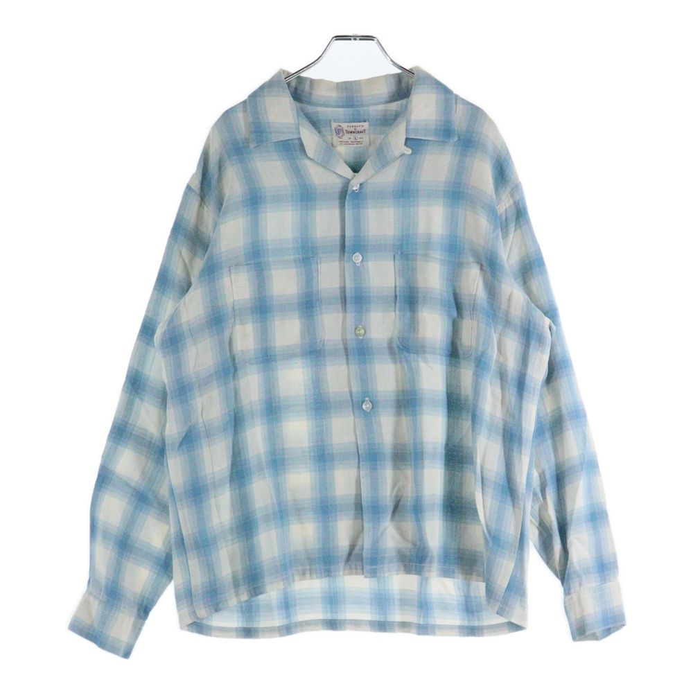 VINTAGE (ヴィンテージ) 60s PENNEY's TOWNCRAFT RAYON OPEN COLLAR