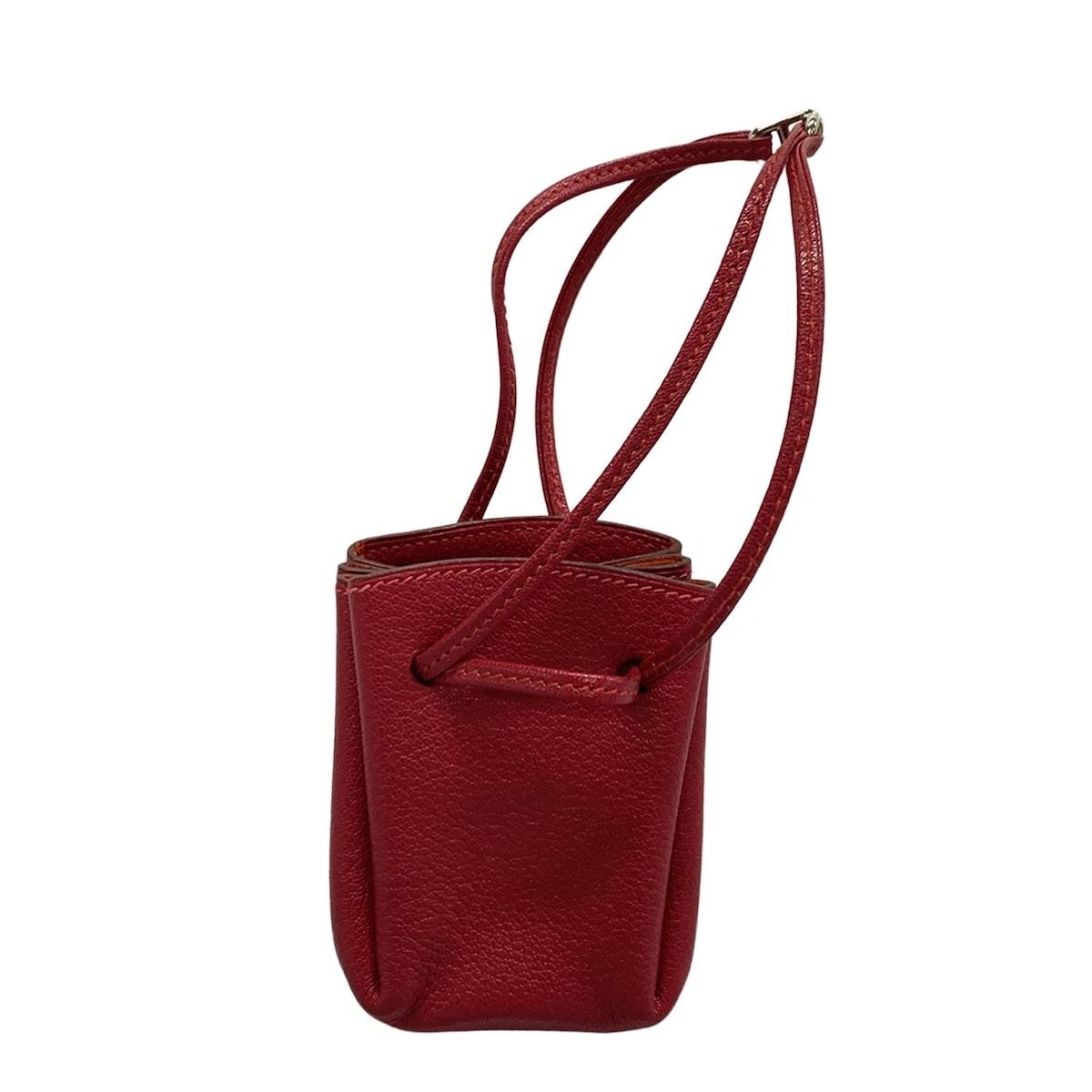 HERMES(エルメス) ポーチ新品同様 ヴェスパ ポーチ ルージュヴィフ