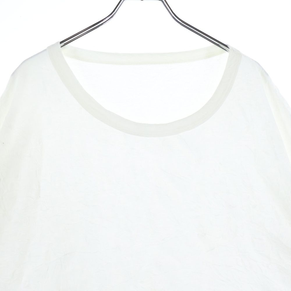 Ground Y (グラウンドワイ) シワ加工 長袖Tシャツ カットソー ホワイト