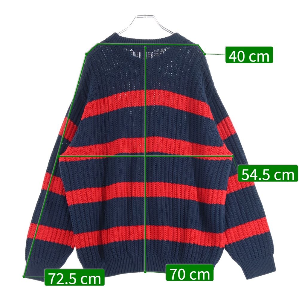 SUPREME (シュプリーム) 25SS Loose Gauge Stripe Small Box Sweater