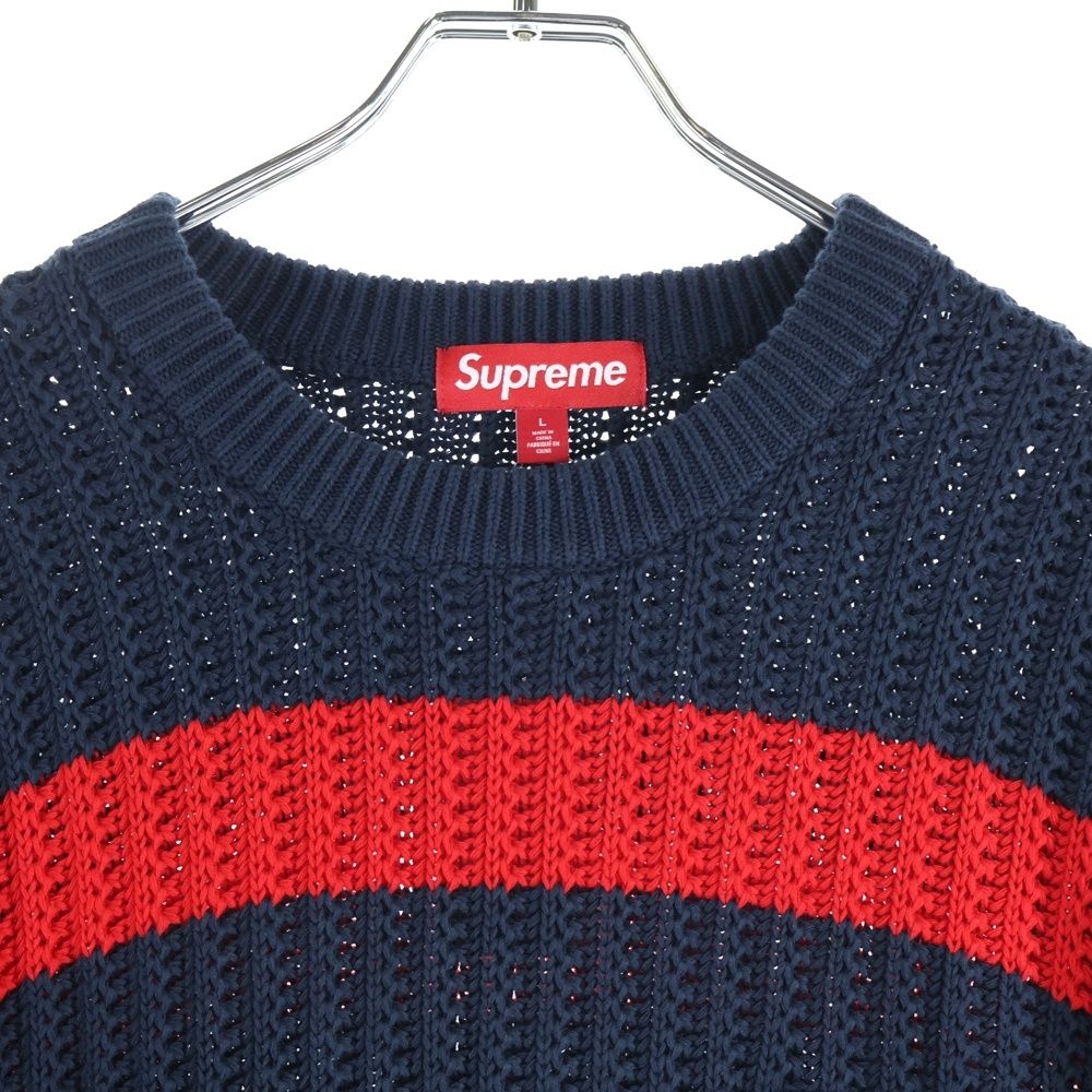 SUPREME (シュプリーム) 25SS Loose Gauge Stripe Small Box Sweater