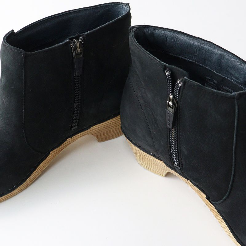 ダンスコ dansko Maria Milled Nubuck マリア サイドジッパーブーツ