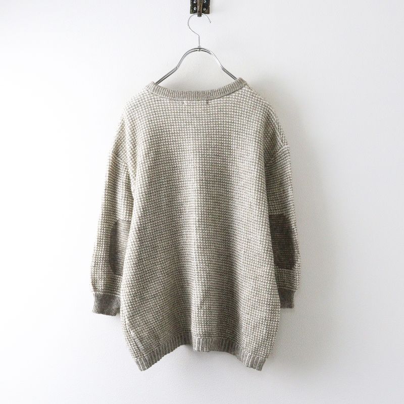 美品　ミナペルホネン　ニット　38 ミナペルホネン mina perhonen strudel ニット 38｜ベージュ クルー