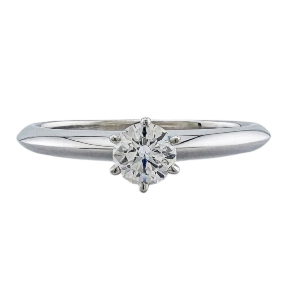 【ほぼ未使用】Tiffany & Co. プラチナ ソリティアリング TIFFANY&Co.（ティファニー） ソリティア リング 指輪 ダイヤモンド