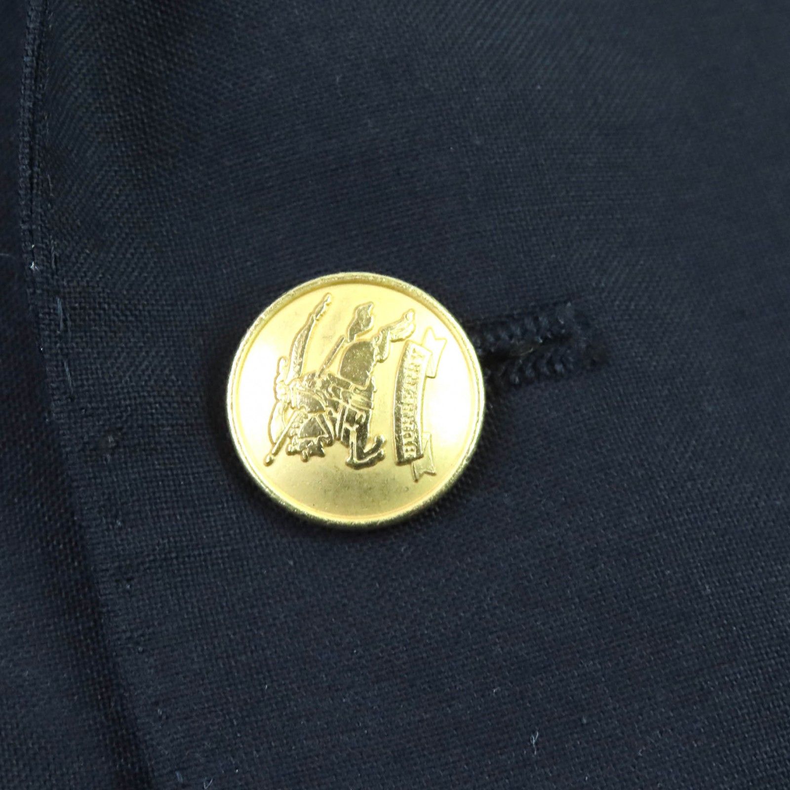 極美品△BURBERRY LONDON バーバリーロンドン ウール モヘア 金ボタン