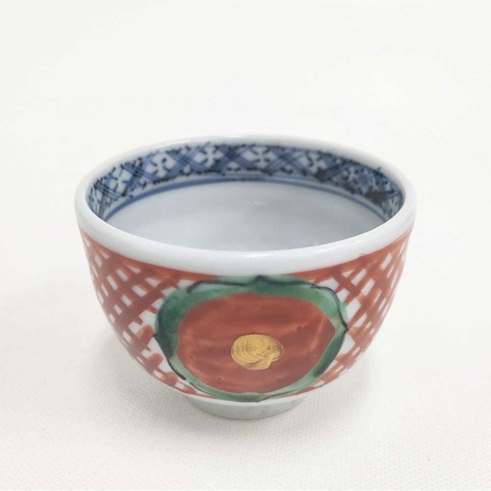 須田菁華 スダセイカ 三代 呉州赤絵風 牡丹文 赤玉 3点セット 食器 ホワイト レッド レディース 6-0108 G◎