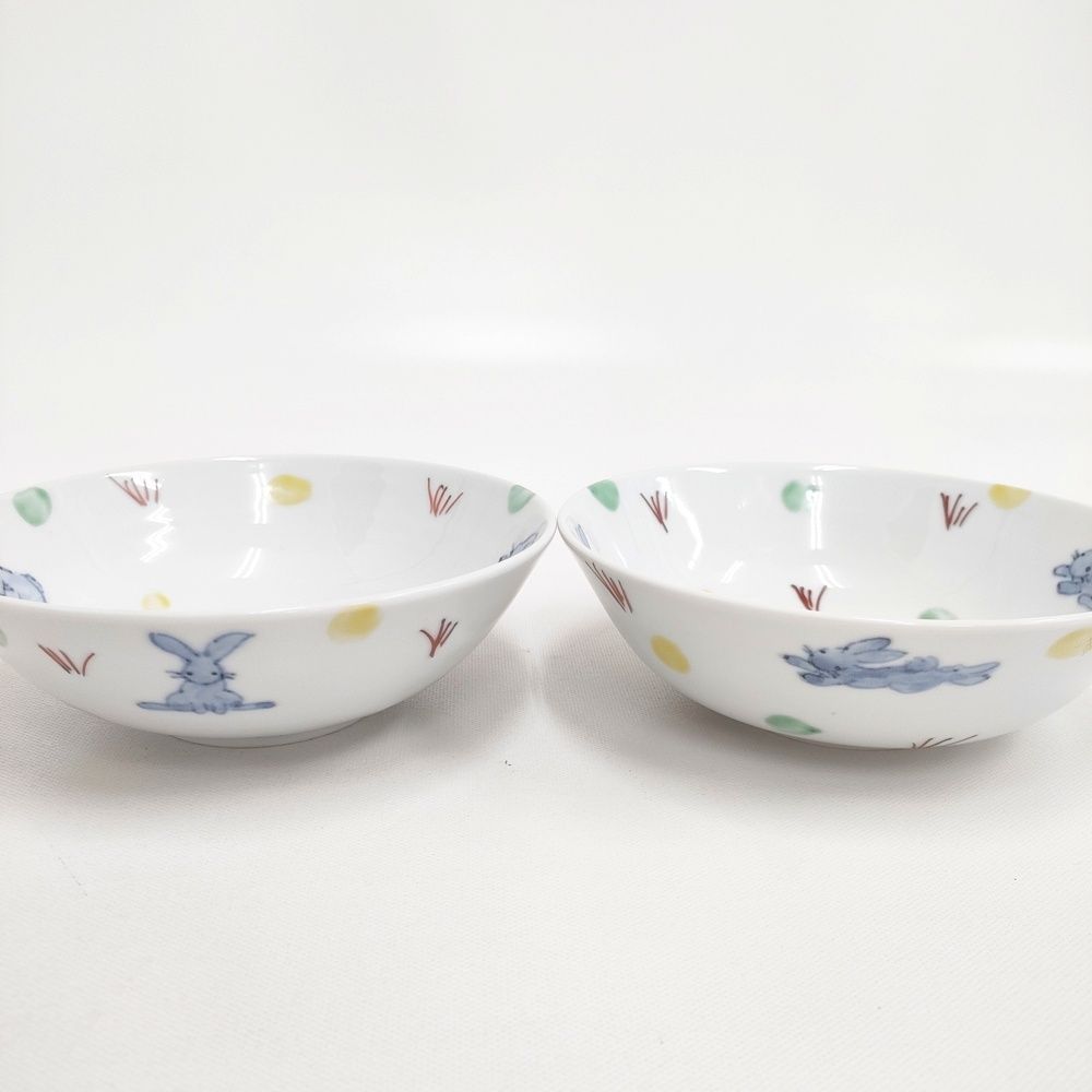 古川章蔵 フルカワショウゾウ うさぎ ボウル皿 セット 食器 ホワイト レディース 6-0108 G◎