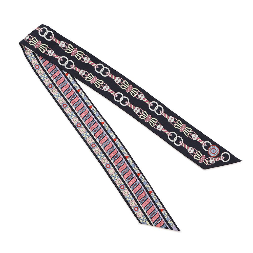 エルメス スカーフ ツイリー ハーネスの薔薇窓 Harnais en Rosace