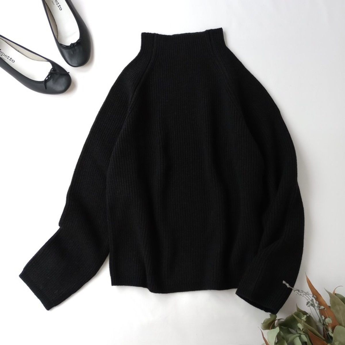 MARGARET HOWELL マーガレットハウエル SOFT WOOL KNIT ボトルネック